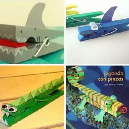 夹子手工制作幼儿园教具,幼儿园手工木夹子手工制作