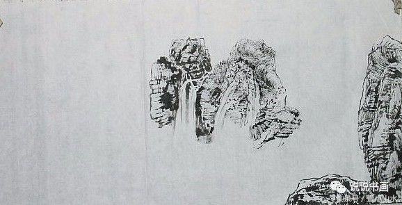 完整山水画绘画过程,各种山水画的基本画法