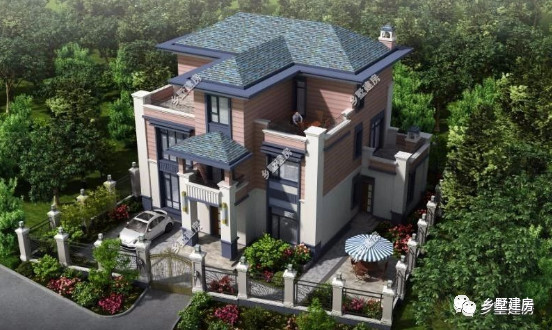 看看花200万乡下建的别墅外观,只花了33万修的农村小别墅