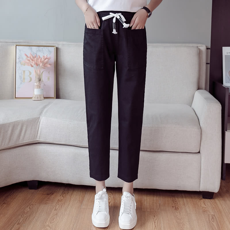 女裤新款宽松休闲裤搭配,时尚百搭休闲裤女最新款
