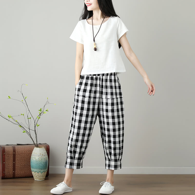 女裤新款宽松休闲裤搭配,时尚百搭休闲裤女最新款