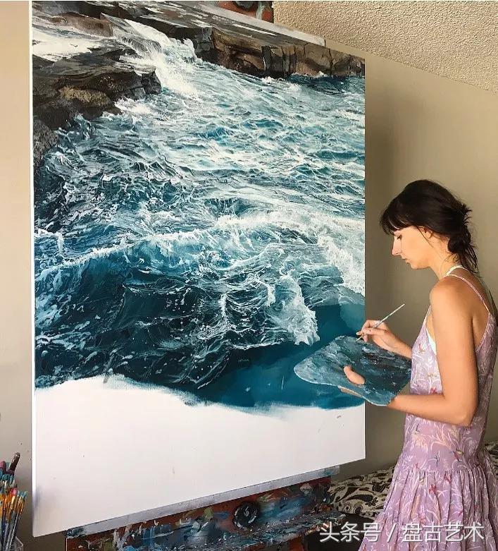 惹不起了不起！00后都画成这样了（盘古文化艺术油画国画批发