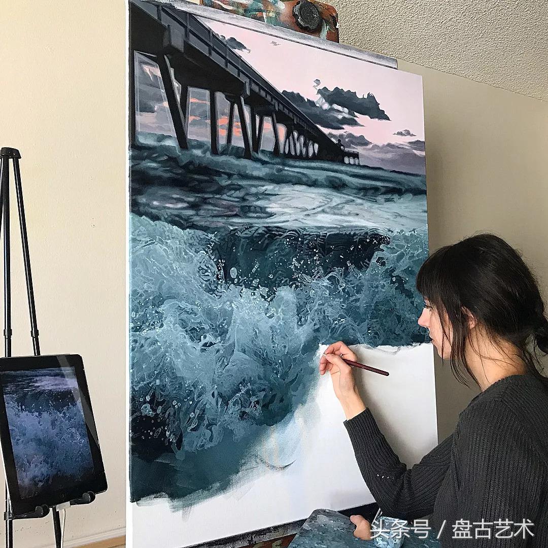 惹不起了不起！00后都画成这样了（盘古文化艺术油画国画批发