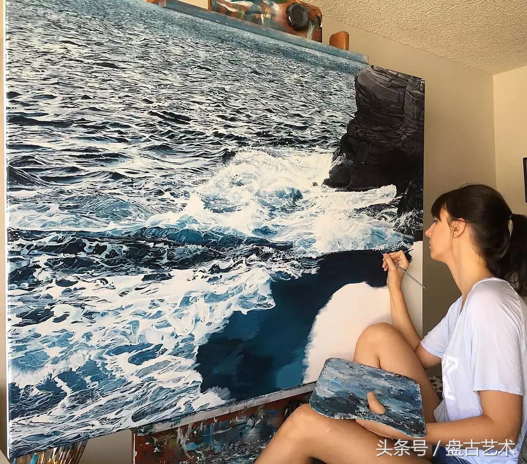 惹不起了不起！00后都画成这样了（盘古文化艺术油画国画批发