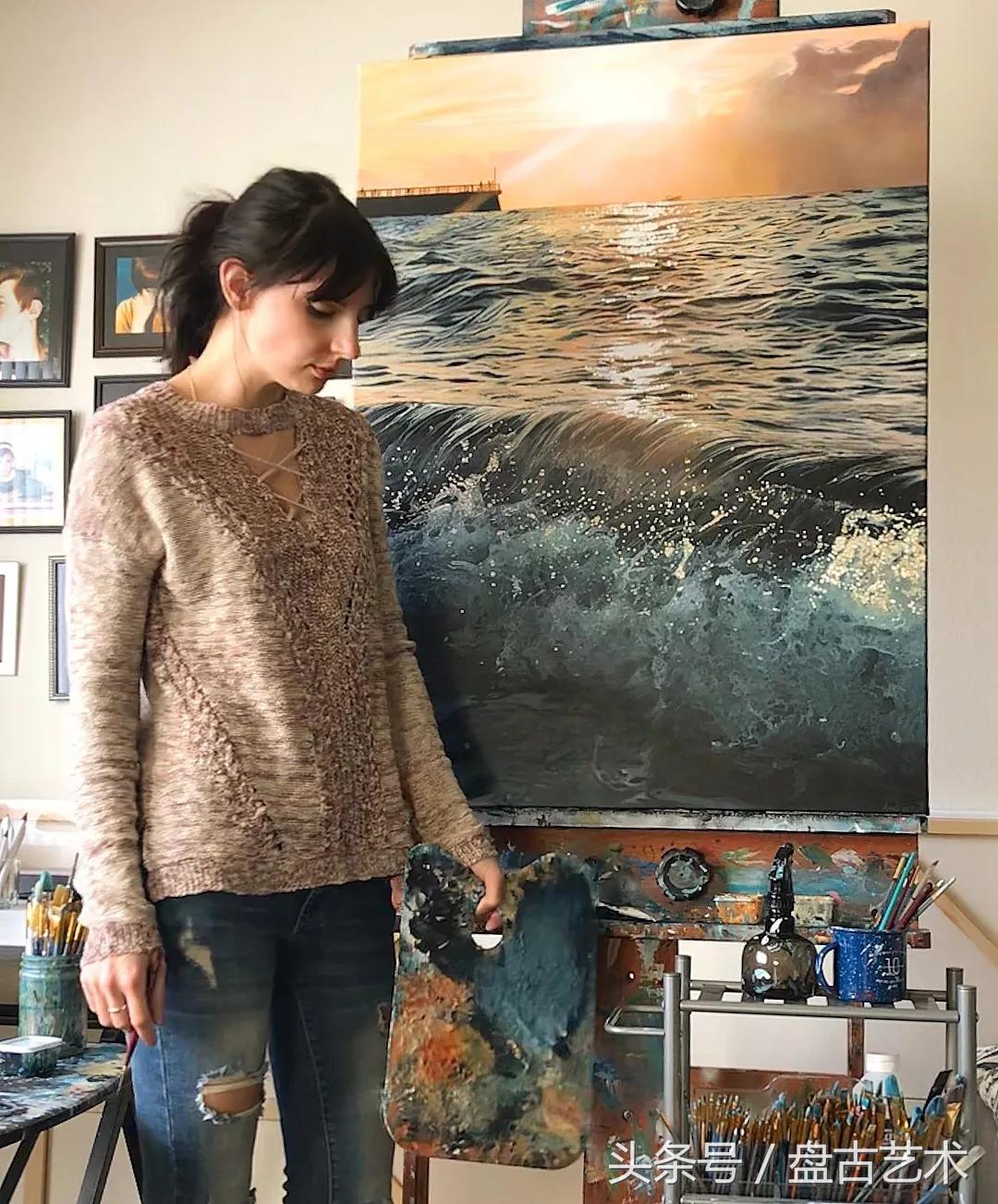 惹不起了不起！00后都画成这样了（盘古文化艺术油画国画批发