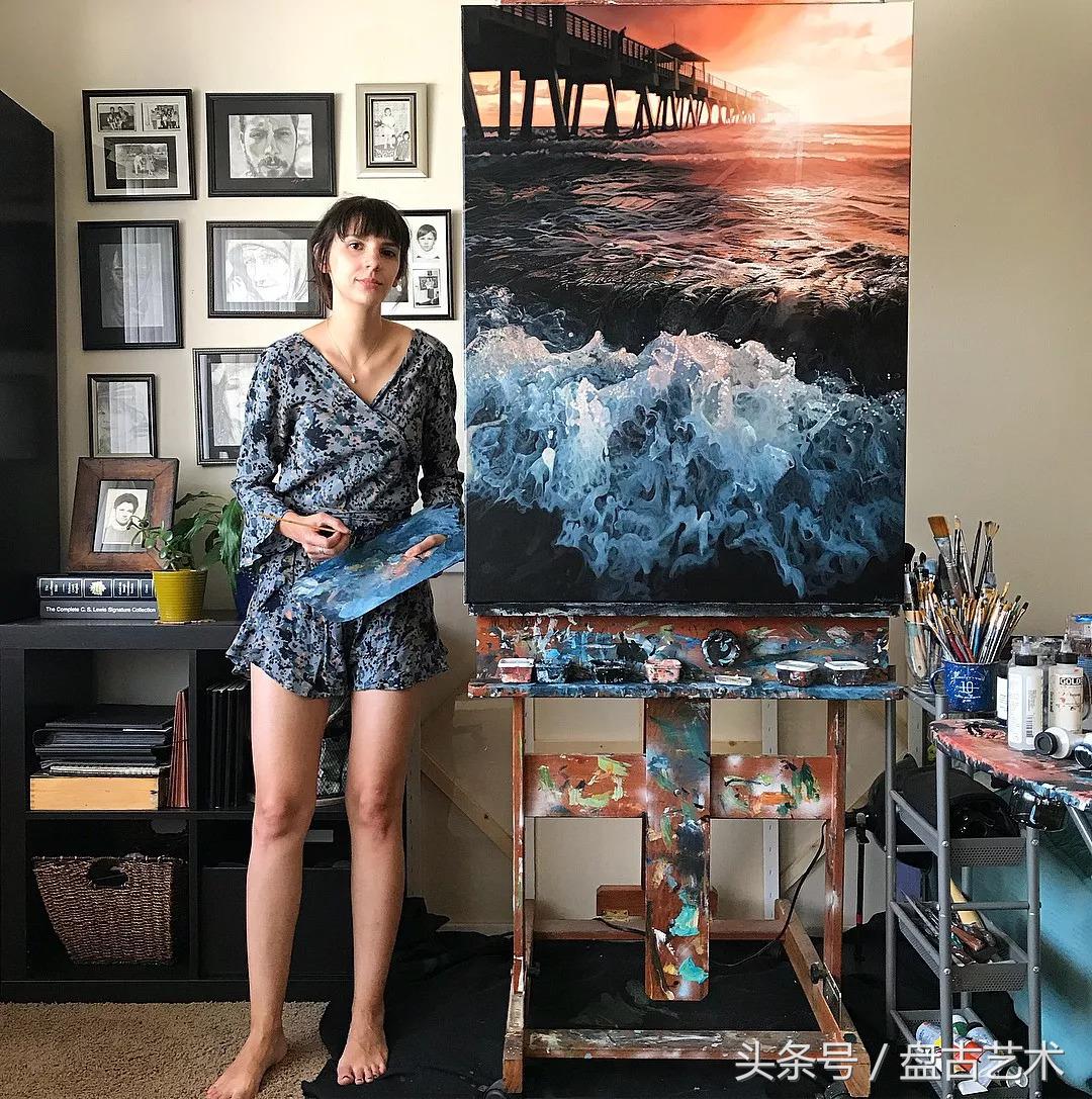 惹不起了不起！00后都画成这样了（盘古文化艺术油画国画批发