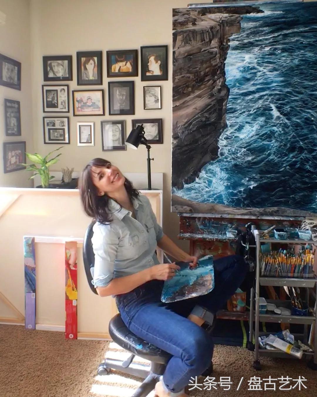 惹不起了不起！00后都画成这样了（盘古文化艺术油画国画批发