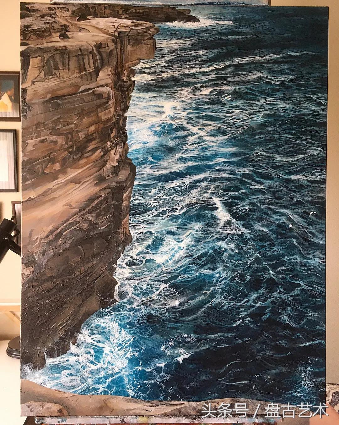 惹不起了不起！00后都画成这样了（盘古文化艺术油画国画批发