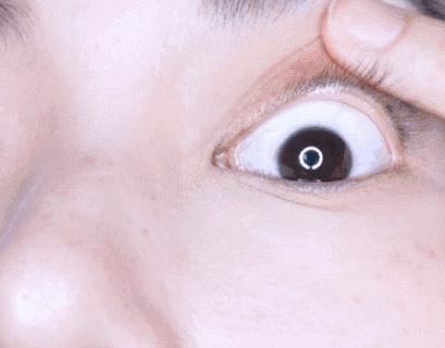 翻个白眼也能美上天,眼睛突出白眼怎么画眼线