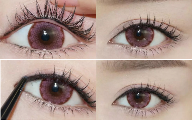 翻个白眼也能美上天,眼睛突出白眼怎么画眼线