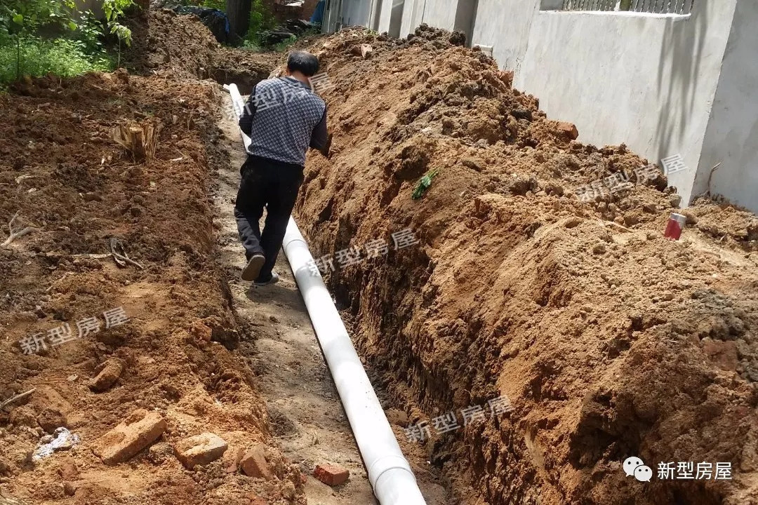农村自建房排污管如何接入化粪池,农村自建房化粪池施工注意事项