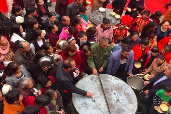 河南尉氏小寨村红白喜事熬菜,河南鄢陵县红白喜事熬菜做法