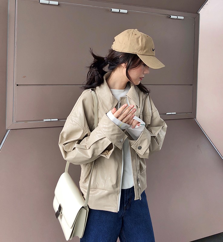 帅气硬朗的皮衣留给最懂时尚的你,个性十足的皮衣外套时髦又个性