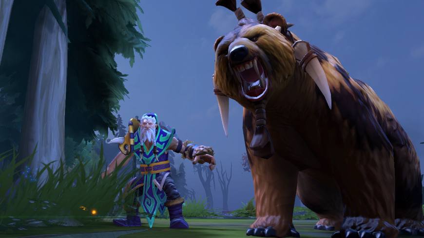 dota德鲁伊肉熊流最高伤害,dota德鲁伊的熊带圣剑会掉吗