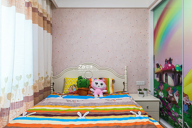 龙湖98平4房2厅2卫轻奢装修效果图,龙湖名景台装修效果图