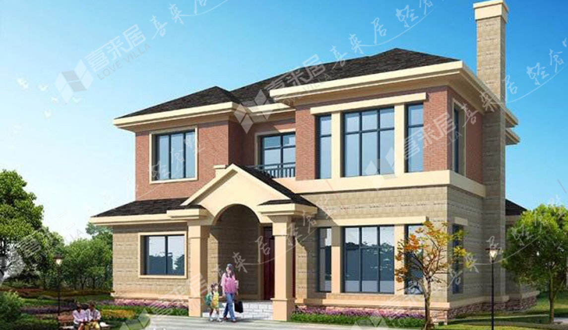 让人惊艳的房屋设计,最新农村独院房子效果图及设计图