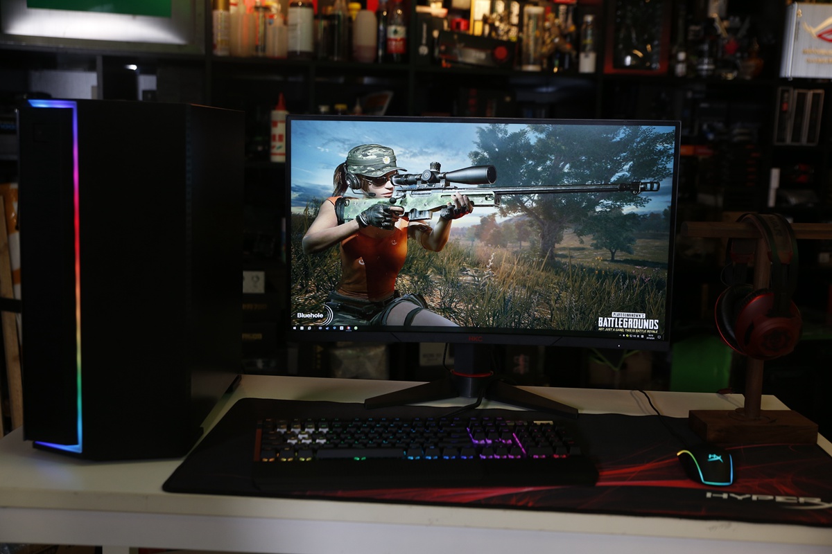 hkctg271q显示器评测开箱,hkctg271q白色显示器测评