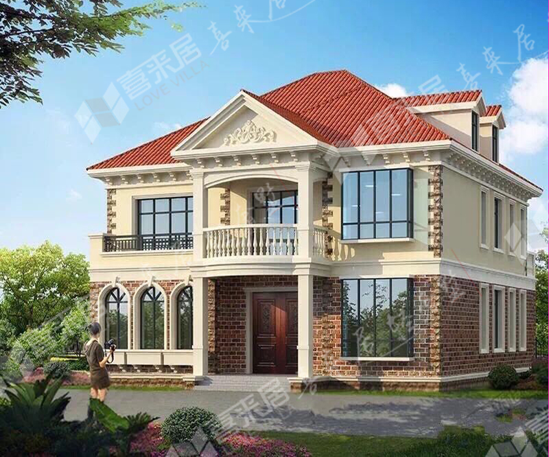 让人惊艳的房屋设计,最新农村独院房子效果图及设计图