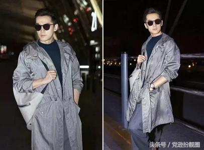 男士秋季风衣时尚大气新款,高端男装中长款风衣搭配