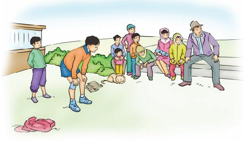 看图写作的题,看图分段写作