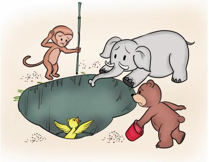 看图写作的题,看图分段写作