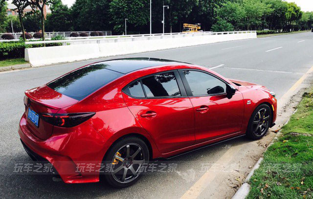 最新款昂克赛拉大包围改装,马自达昂克赛拉改装气动合法嘛