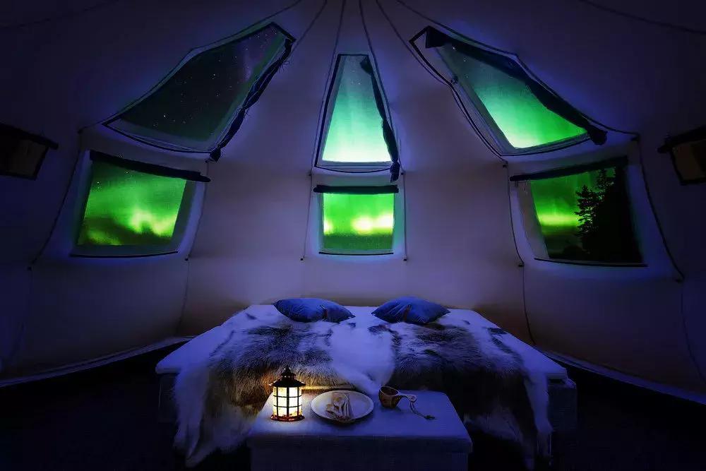 小木屋,玻璃顶,火山温泉,住这些酒店,get最cool极光姿势