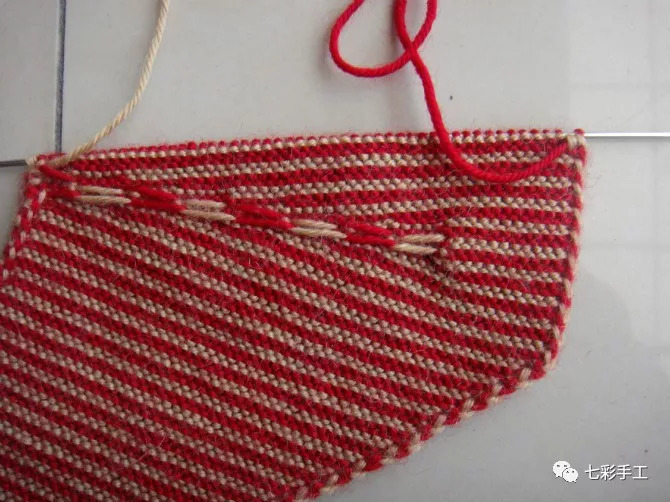 7-12岁儿童毛线拖鞋编织教程,毛线拖鞋编织38-39码起多少针