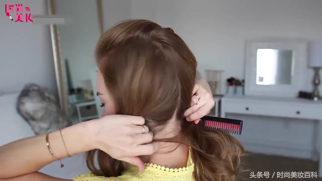 适合6-12岁女童的发型简单披肩发,单调披肩发女童