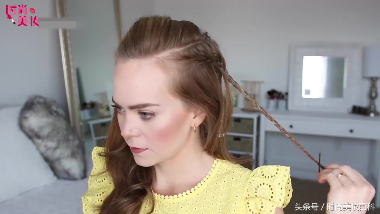 适合6-12岁女童的发型简单披肩发,单调披肩发女童