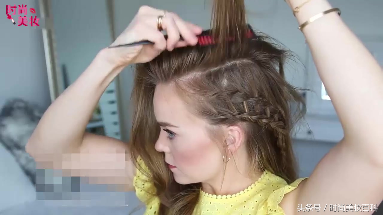 适合6-12岁女童的发型简单披肩发,单调披肩发女童