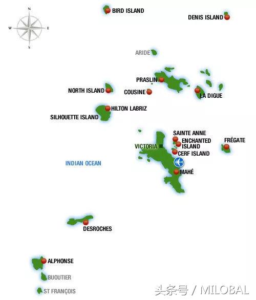 塞舌尔苏梅岛,塞舌尔印度