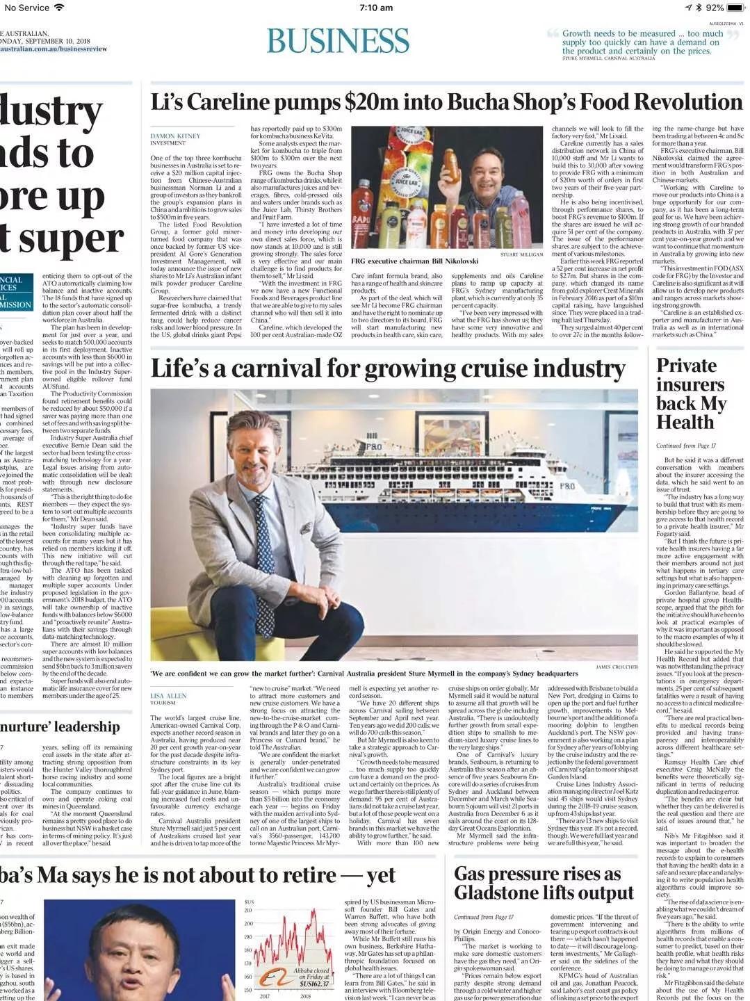 澳大利亚柯蓝最新消息,澳大利亚柯蓝公司