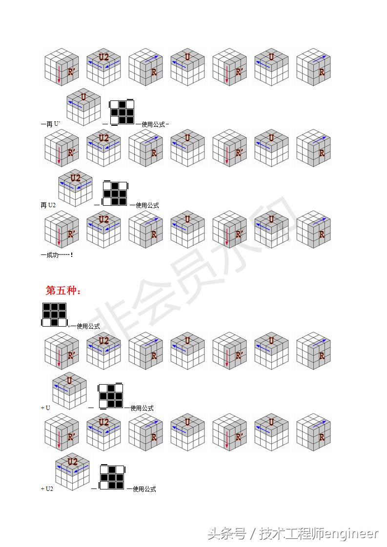 魔方还原教程公式口诀最简单的,最简单快捷的魔方还原口诀