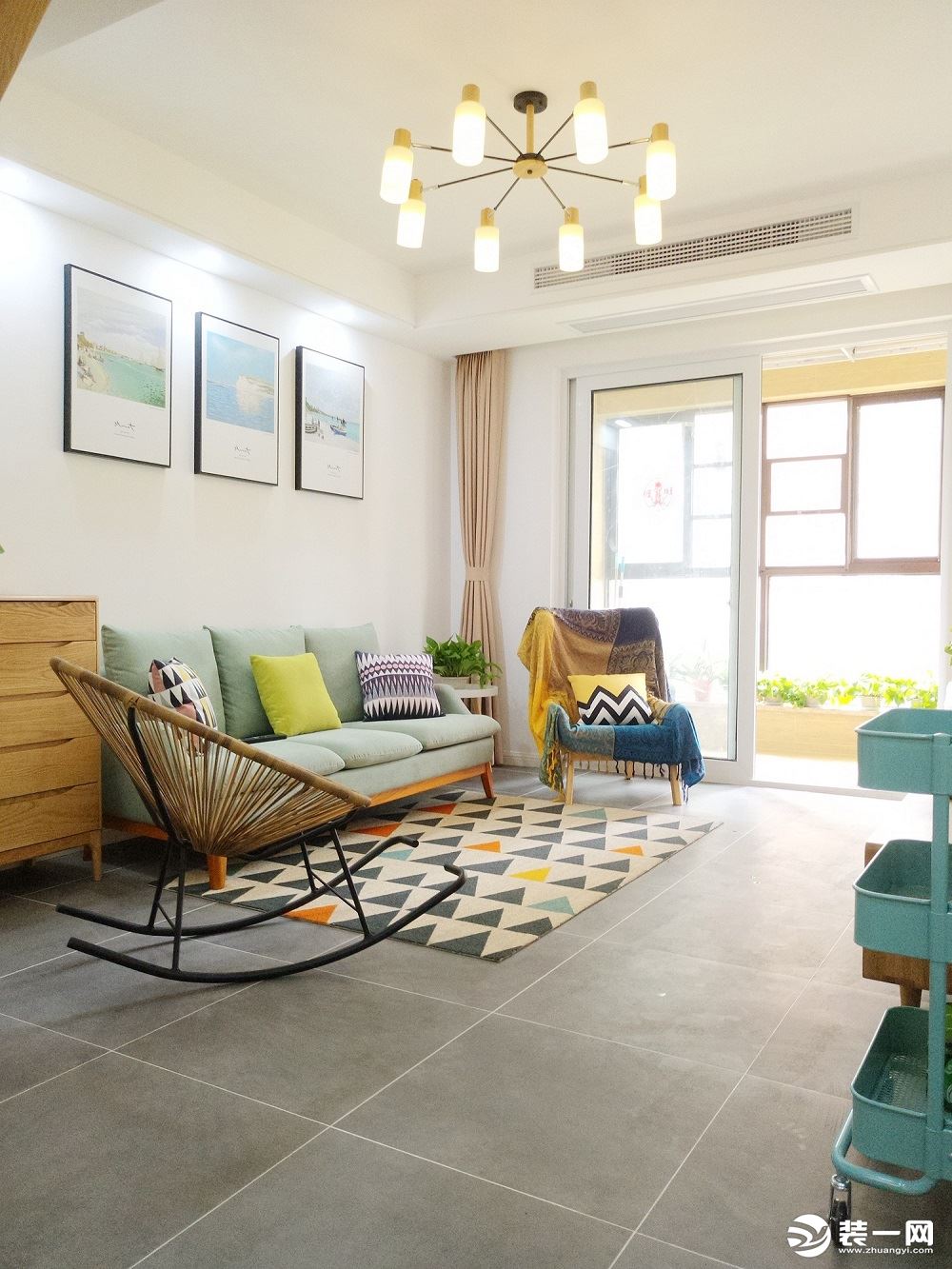 苏州华润橡树湾,107平两层小复式北欧风装修,带有秋天的味道~