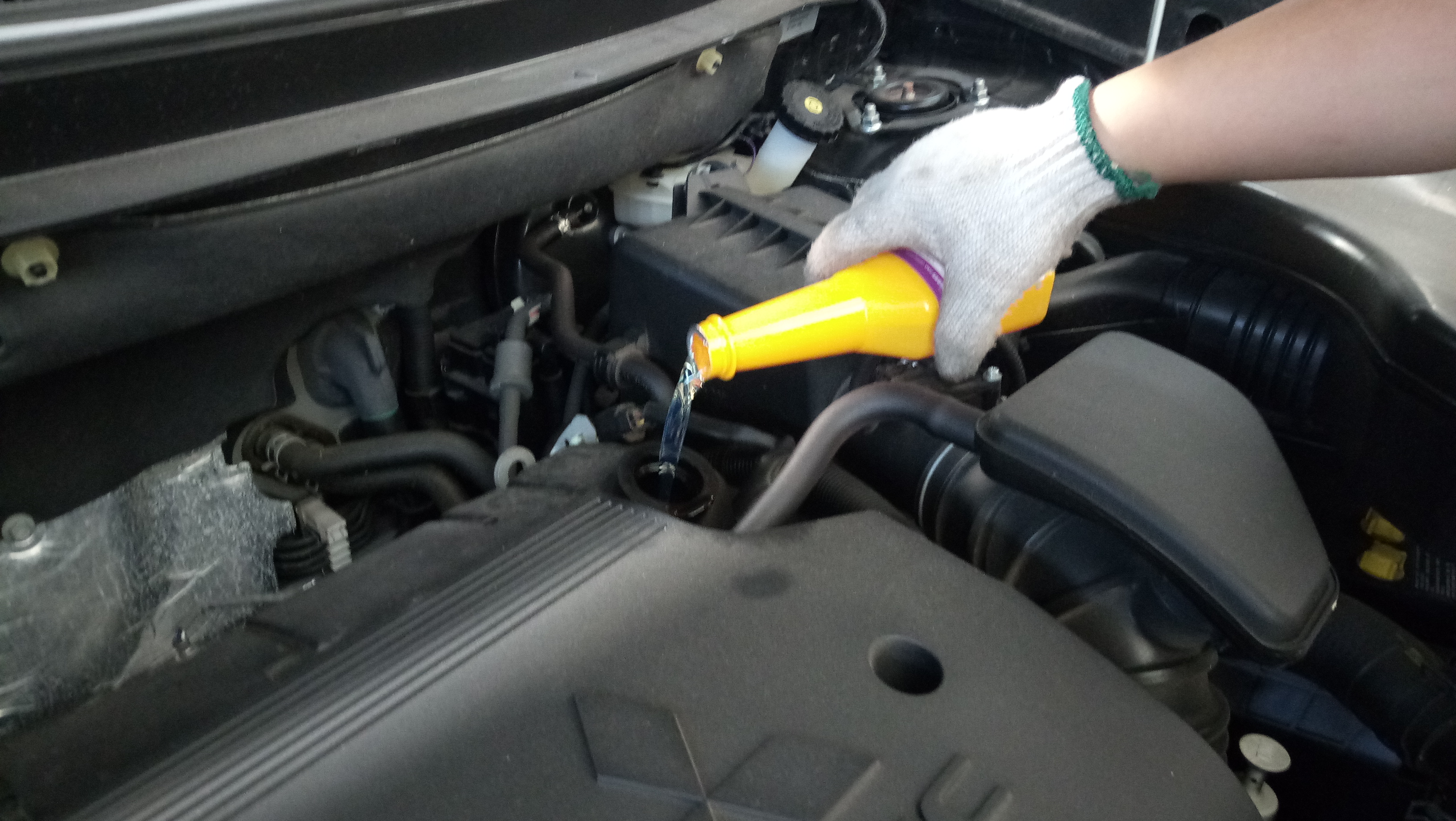 欧蓝德2.4保养用多少升机油,欧蓝德2万公里保养项目一览表