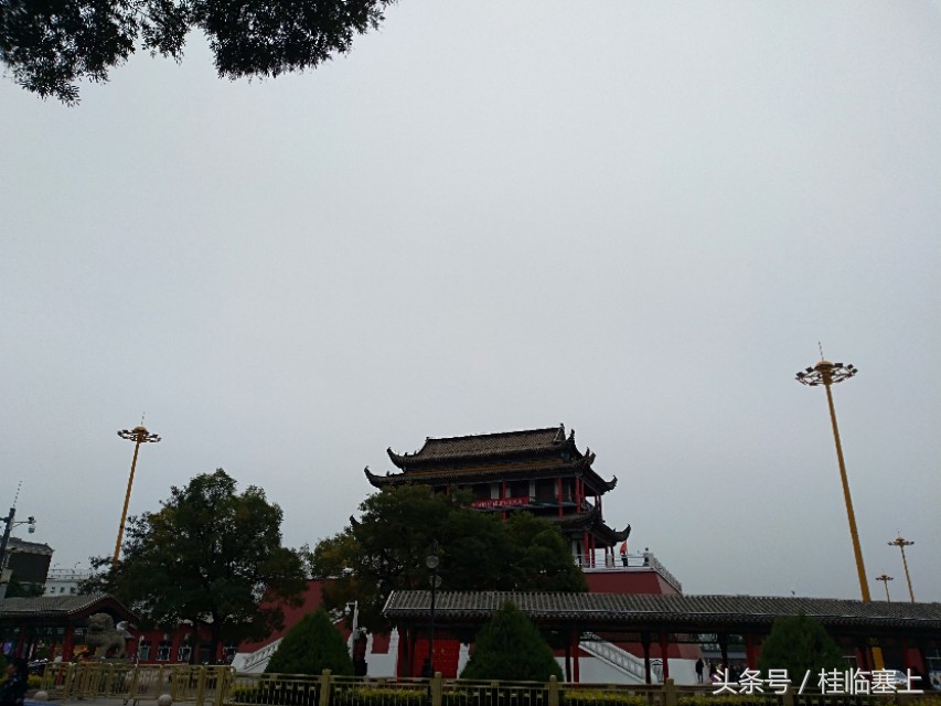 银川南门楼全景,宁夏银川南门楼