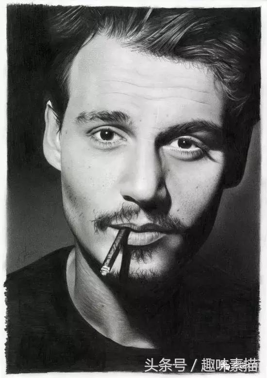 40幅精美素描图片,100张铅笔画图片