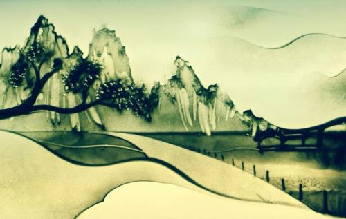 如何让儿童沙画变光滑,教孩子学沙画