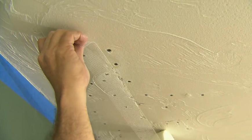 天花板开裂最佳修补方法,天花板开裂楼上怎么办