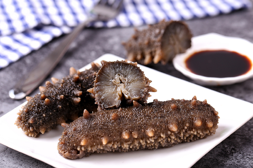 韩国海鲜市场海参价格,去海鲜市场买海参