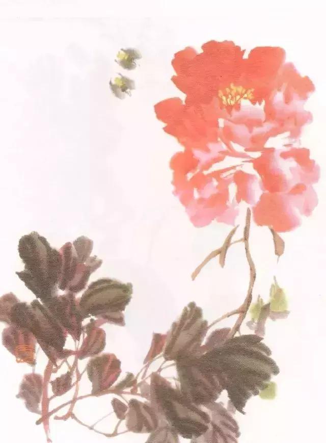 国画牡丹叶子怎样布局,国画牡丹叶子的布局