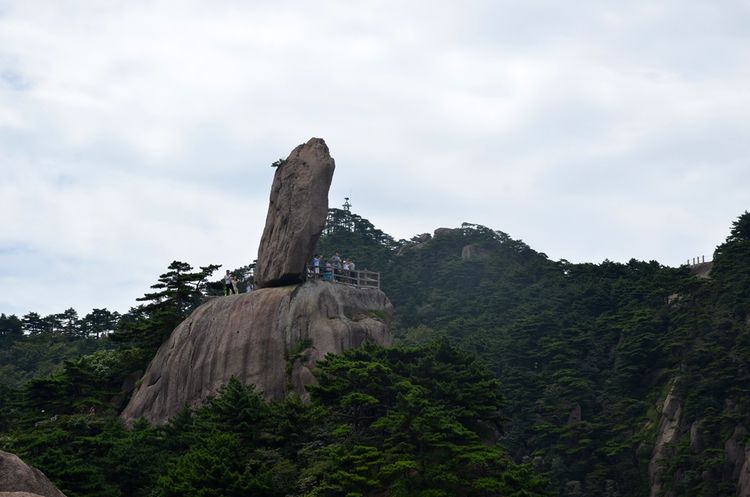 八月的黄山风景,独一无二的一品黄山
