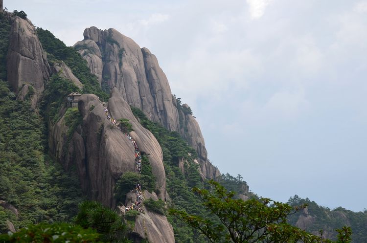 八月的黄山风景,独一无二的一品黄山