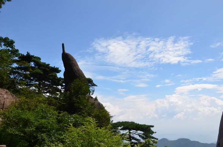 八月的黄山风景,独一无二的一品黄山