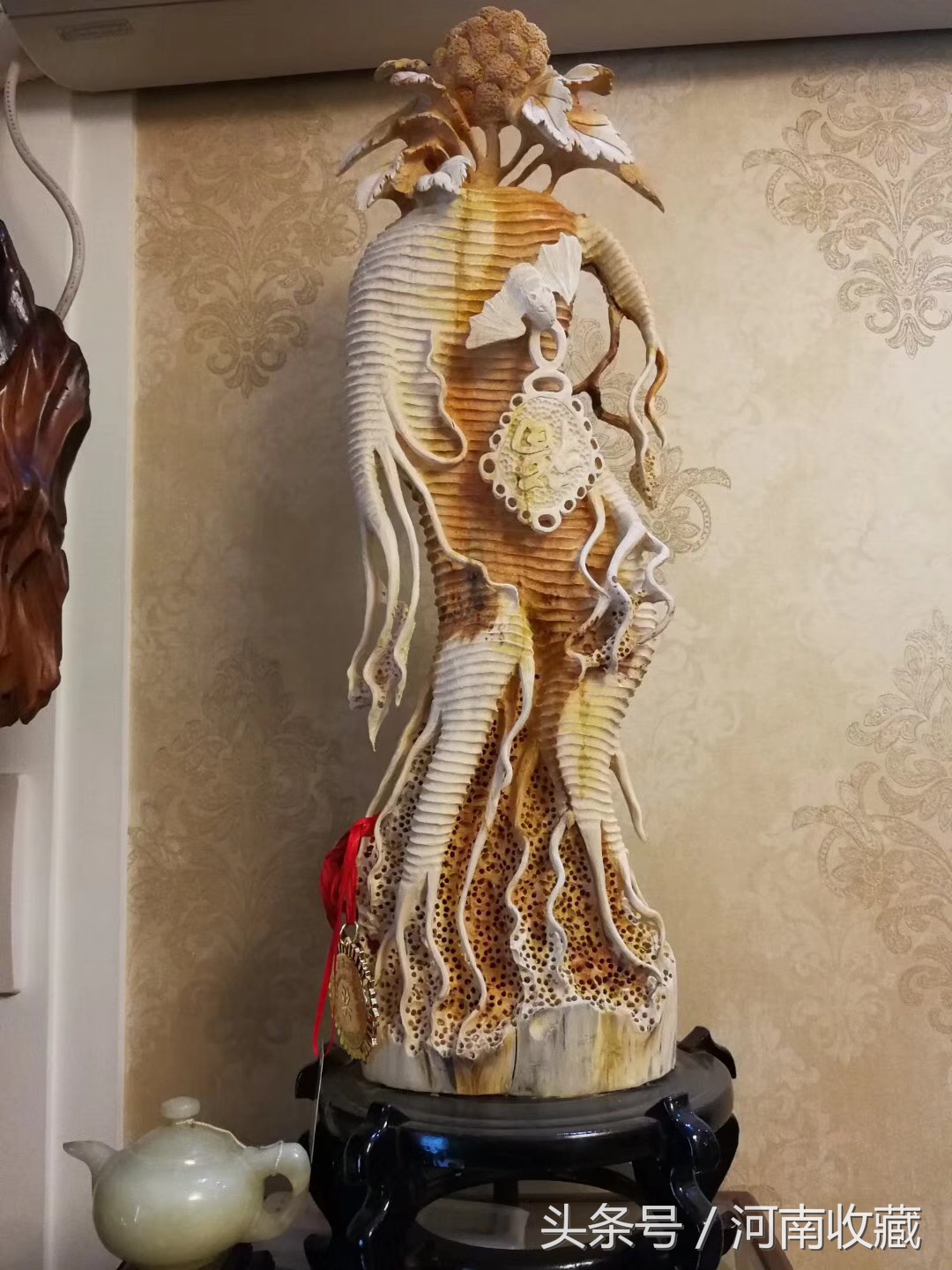 精品崖柏根雕大师级作品,史上最大的乌木根雕横空出世