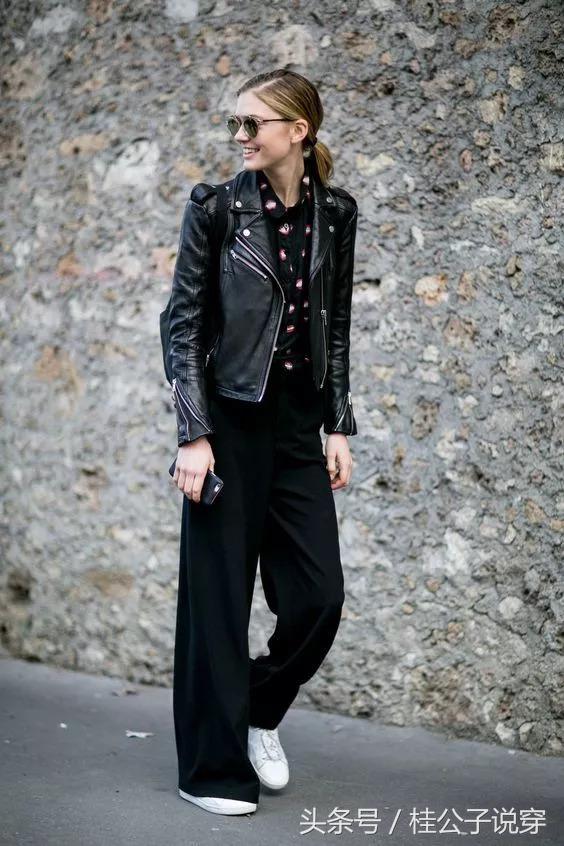 入秋皮衣推荐,早秋帅气干练皮衣