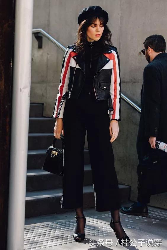 入秋皮衣推荐,早秋帅气干练皮衣