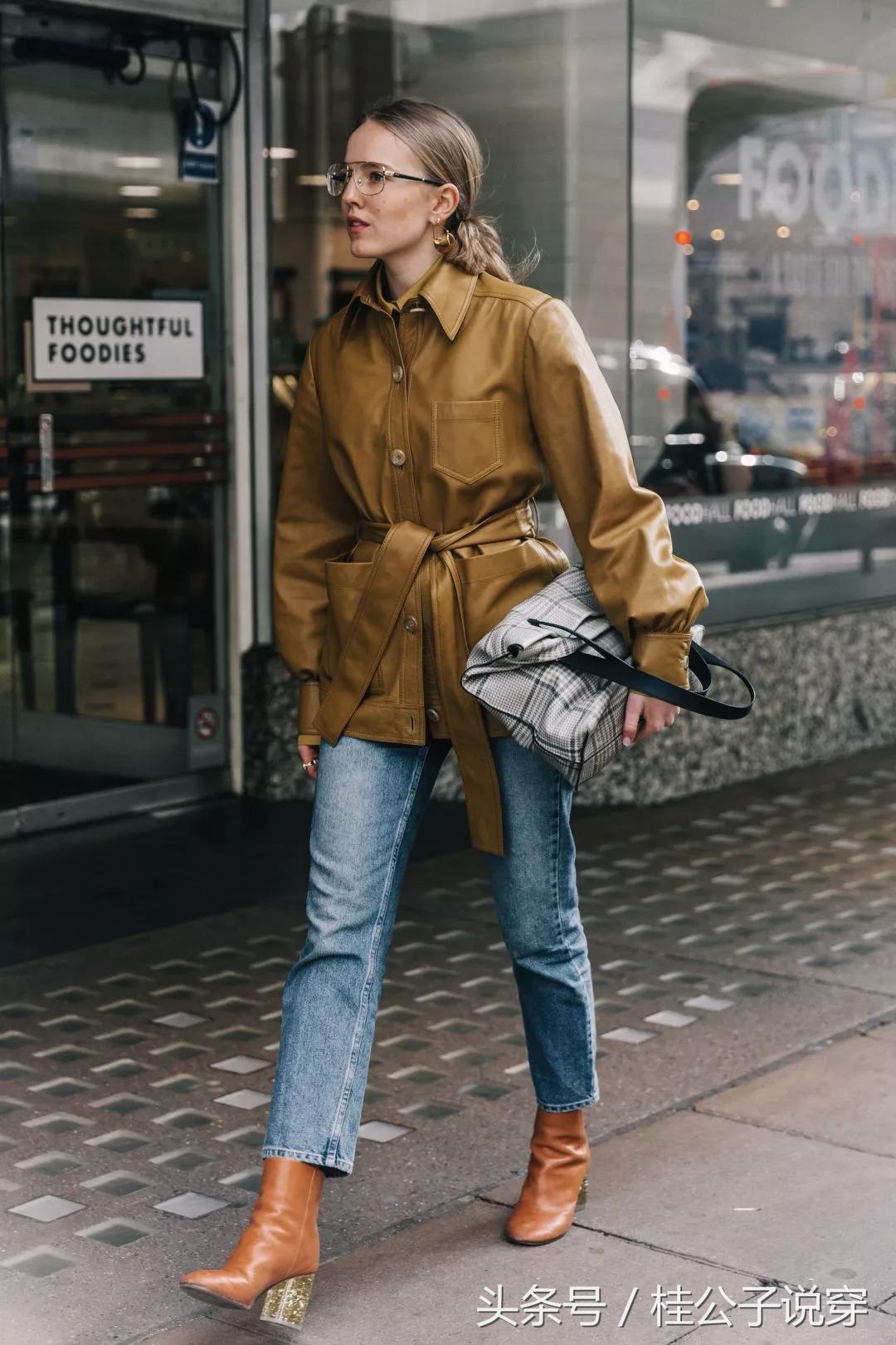 入秋皮衣推荐,早秋帅气干练皮衣