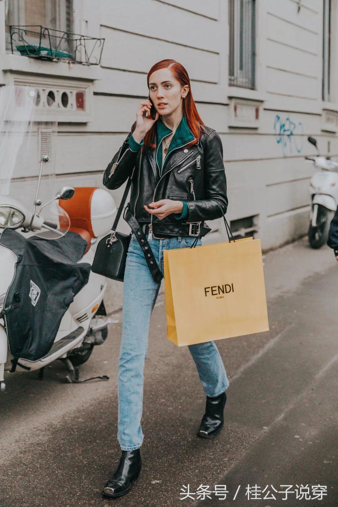 入秋皮衣推荐,早秋帅气干练皮衣